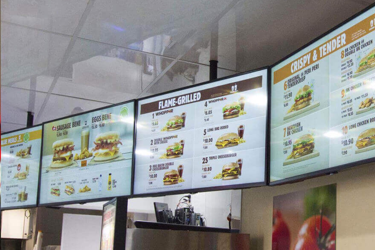 Cloud Digital Signage and Food Menu
